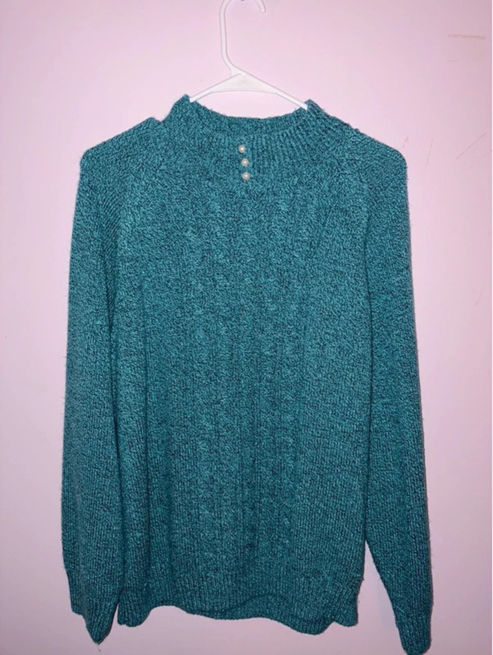 Karen Scott’s Petites Turquoise Sweater